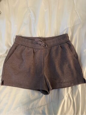 Casual Women's Mauve Drawstring Shorts